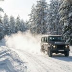 İstanbul çıkışlı kış yol manzaraları ve karlı orman yolu