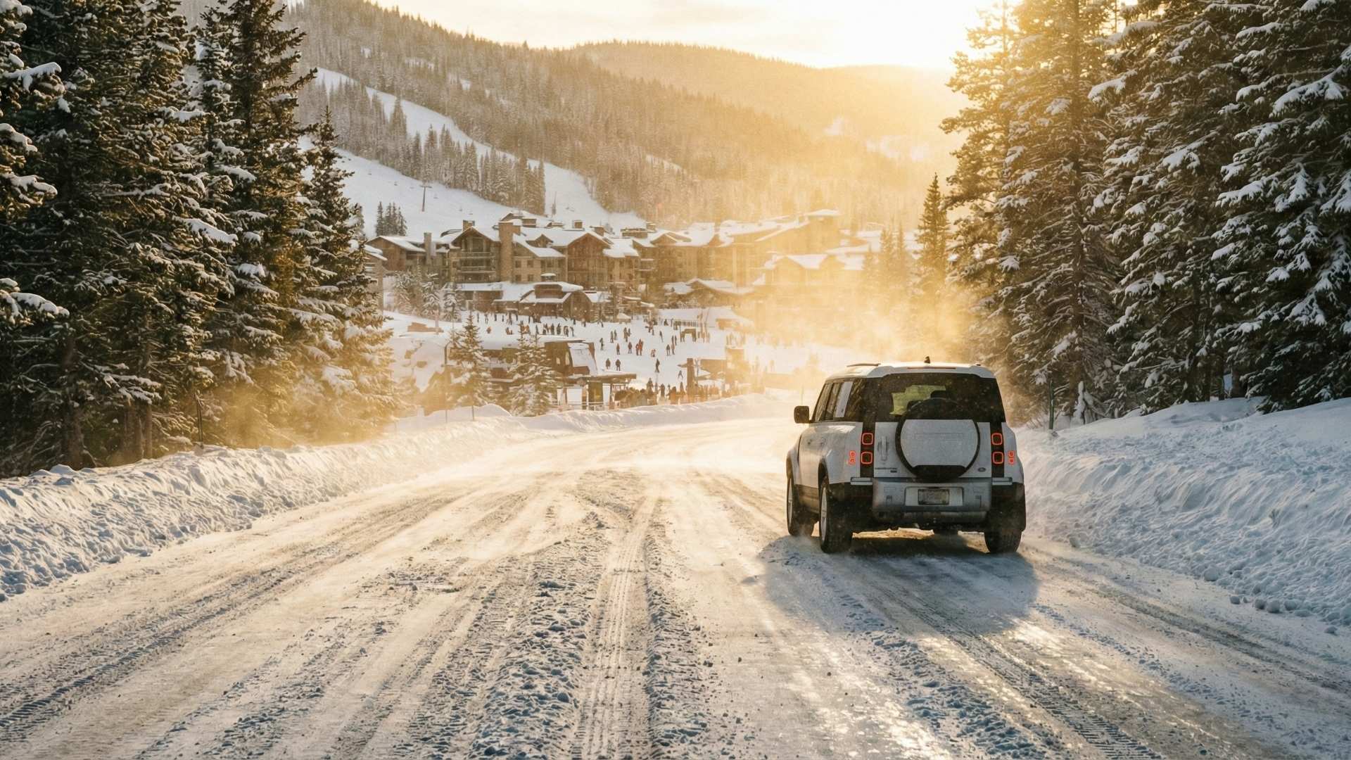 İstanbul'a yakın günübirlik kış tatili rotasında kar manzaralı bir yolculuk