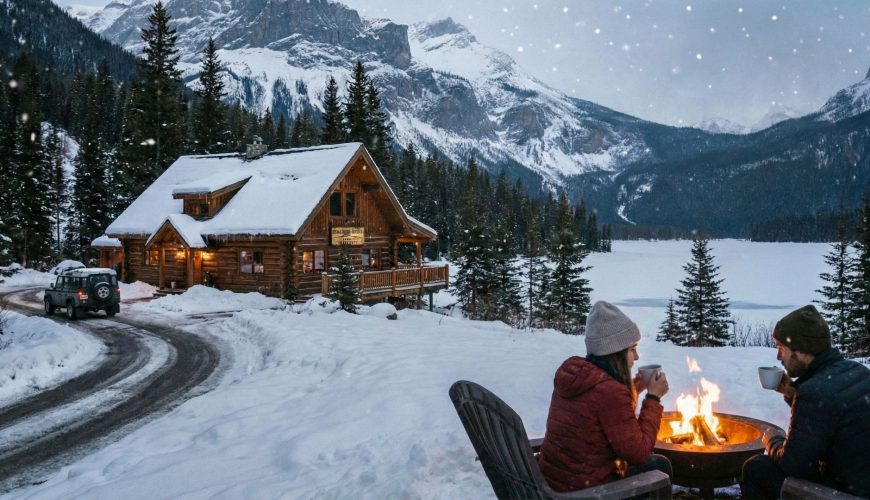 İstanbul'a Yakın Kış Tatili Rotaları - Karlı Otel Önünde Hafta Sonu Keyfi